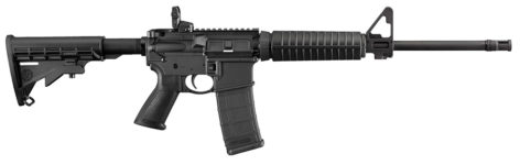Back in Stock! Ruger 8500 AR-556 Sporting Rifle Semiautomatic 5.56 NATO 16.1″ 30+1 6 Positions Stock Black