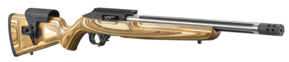 New TALO Exclusive! RUGER® 10/22® 31127 10/22 TARGET Semi-Automatic 22 Long Rifle 16.1″ Stainless Threaded and Fluted Barrel 10+1 Brown Laminated Adjustable Stock 30MOA Base – Muzzlebrake – Hard Case